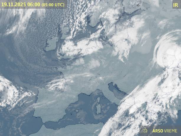 Satelitska slika oblačnosti