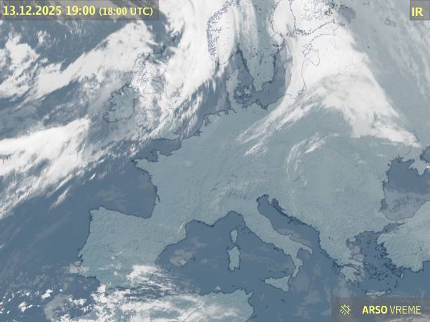 Satelitska slika oblačnosti