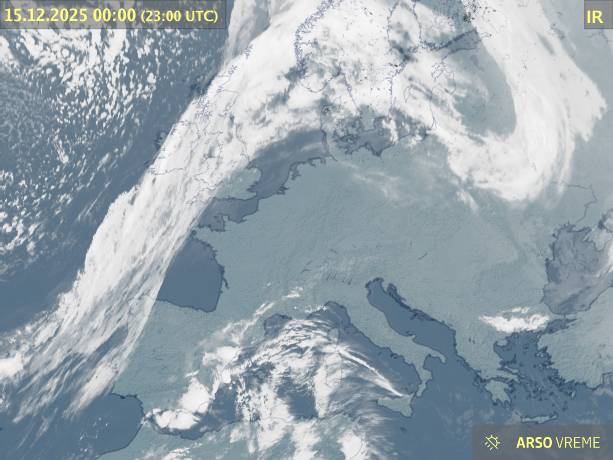 Satelitska slika oblačnosti