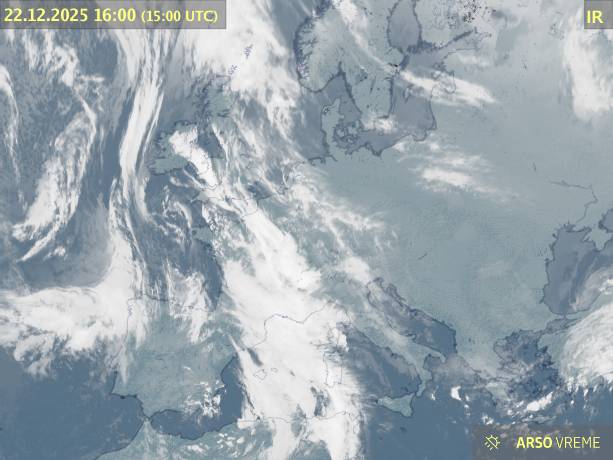 Satelitska slika oblačnosti