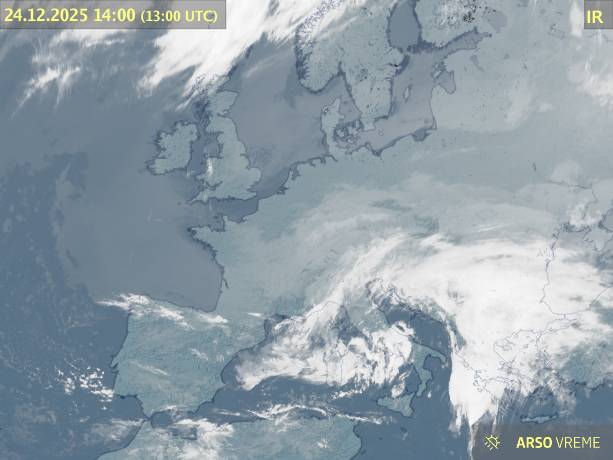 Satelitska slika oblačnosti