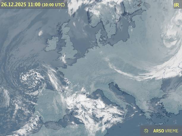 Satelitska slika oblačnosti