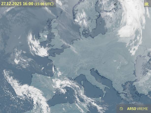 Satelitska slika oblačnosti