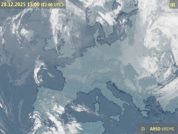 Satelitska slika oblačnosti