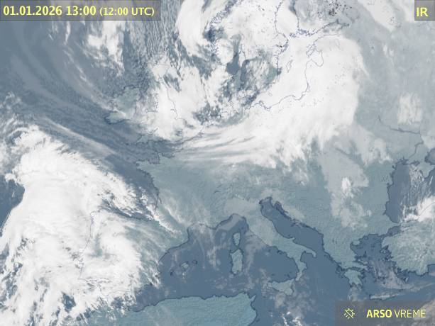 Satelitska slika oblačnosti