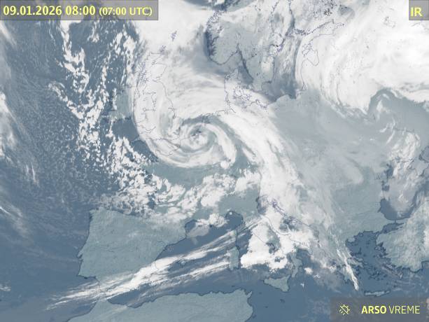 Satelitska slika oblačnosti