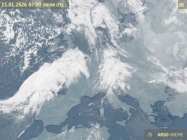 Satelitska slika oblačnosti