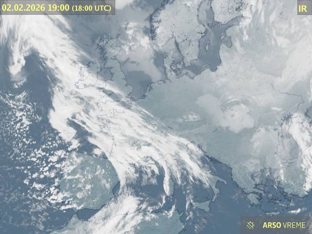 Satelitska slika oblačnosti