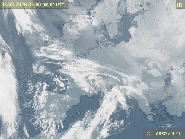 Satelitska slika oblačnosti
