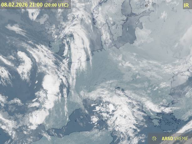 Satelitska slika oblačnosti