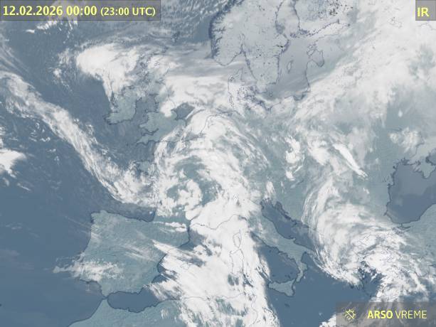 Satelitska slika oblačnosti