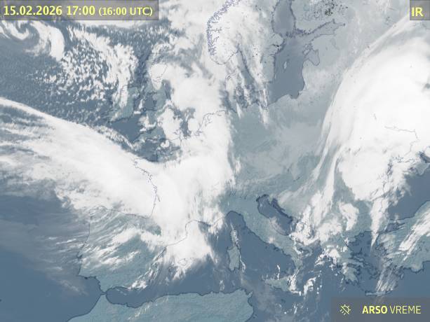 Satelitska slika oblačnosti