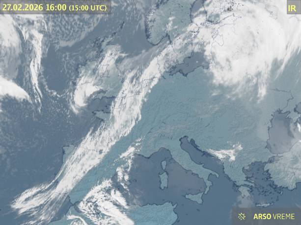 Satelitska slika oblačnosti