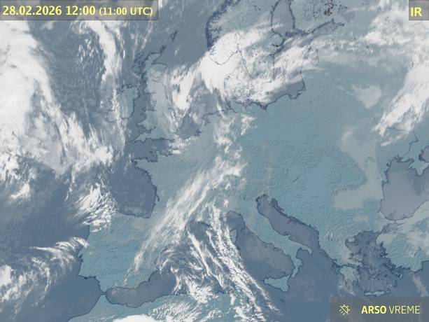 Satelitska slika oblačnosti