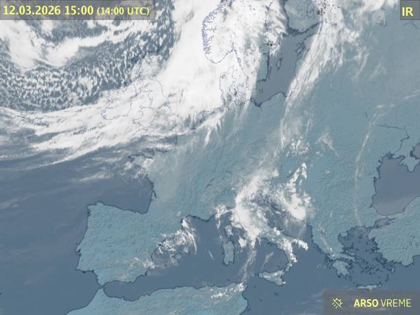 Satelitska slika oblačnosti