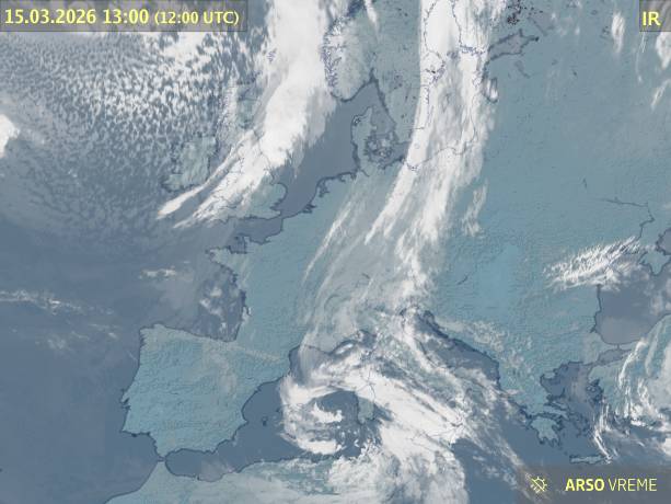 Satelitska slika oblačnosti