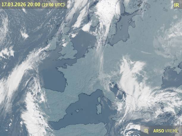 Satelitska slika oblačnosti