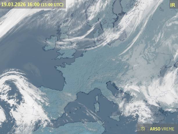 Satelitska slika oblačnosti