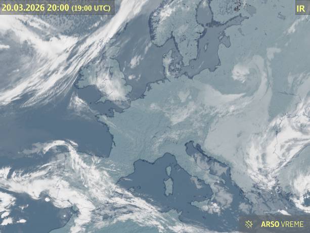 Satelitska slika oblačnosti