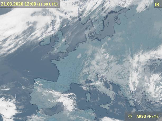 Satelitska slika oblačnosti