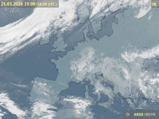Satelitska slika oblačnosti