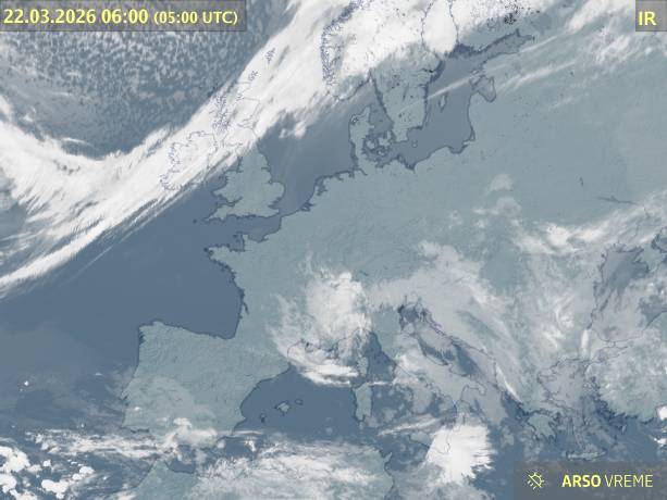 Satelitska slika oblačnosti