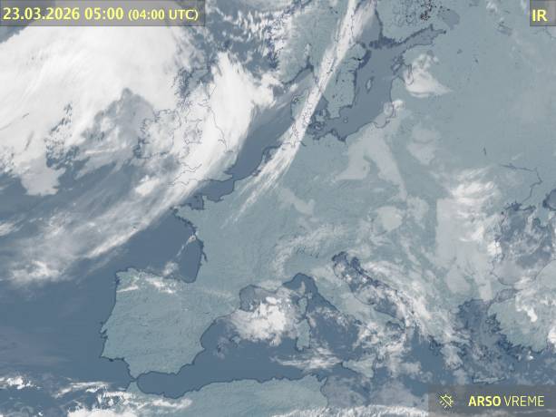 Satelitska slika oblačnosti