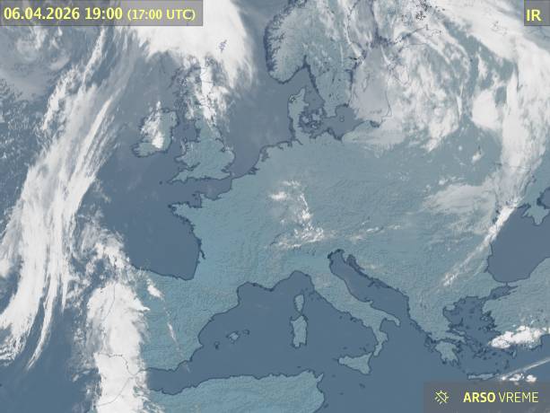 Satelitska slika oblačnosti
