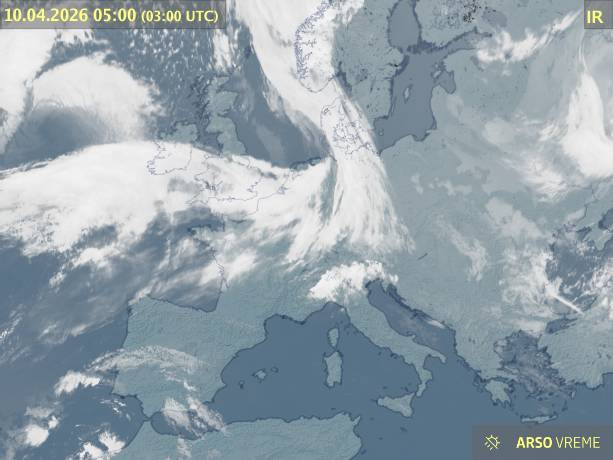 Satelitska slika oblačnosti