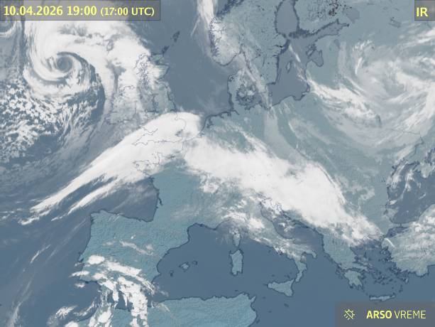 Satelitska slika oblačnosti