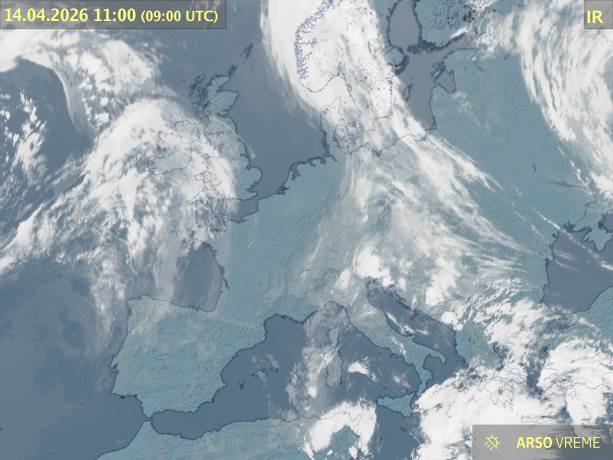 Satelitska slika oblačnosti