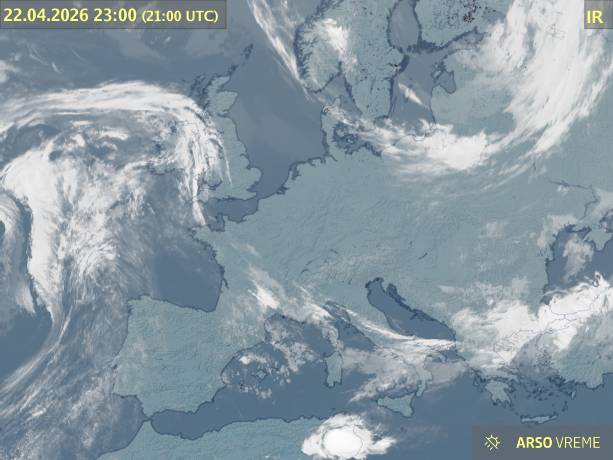 Satelitska slika oblačnosti