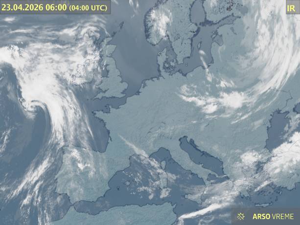 Satelitska slika oblačnosti