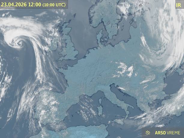 Satelitska slika oblačnosti